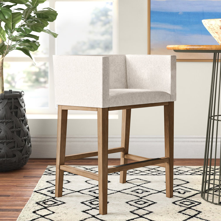 Mackenzie Low Back Upholstered Bar Counter Stool